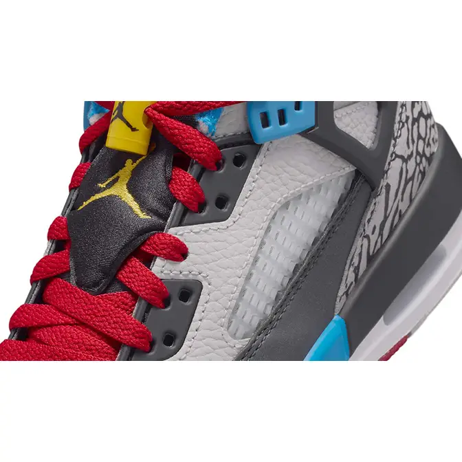 Jordan Spizike Low SE GS Neutral Grey Surf Blue IM7423-004 Detail