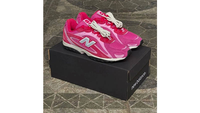KITH x New Balance 204L Pink U204LKTH front