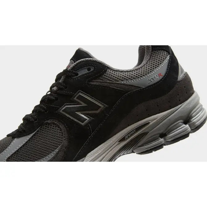 New Balance 2002R Black Castlerock Closeup