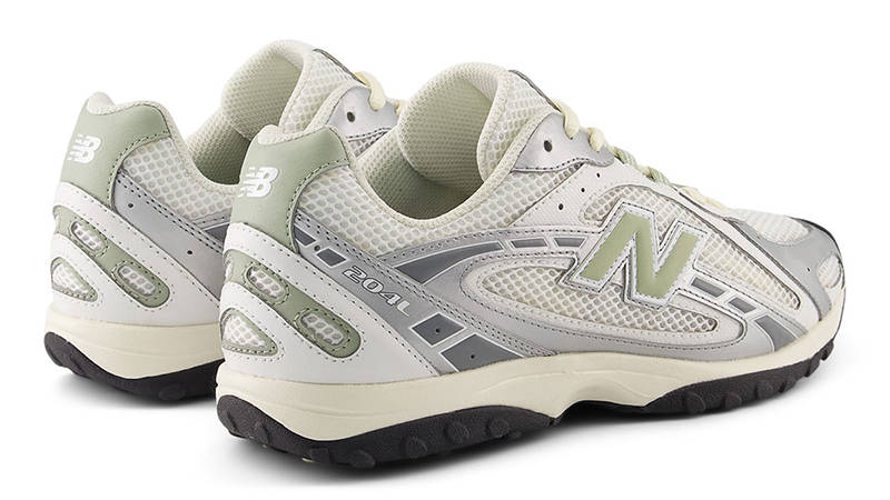 New Balance 204L Silver Metallic Green U204LSWB Back (1)