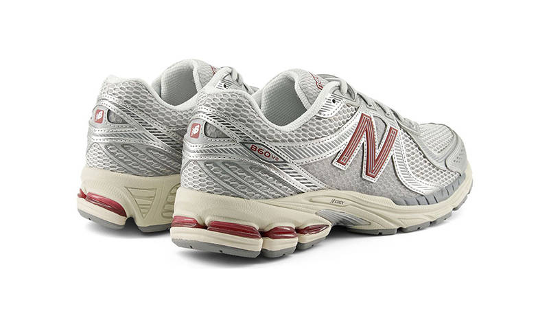 New Balance 860v2 Silver Red ML860GC2 back