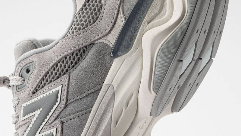New Balance 9060 Slate Grey Raincloud Closeup