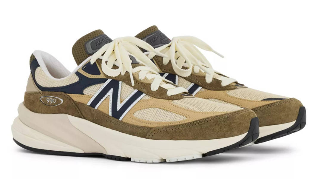 New Balance 990v6 Dark Camo Front