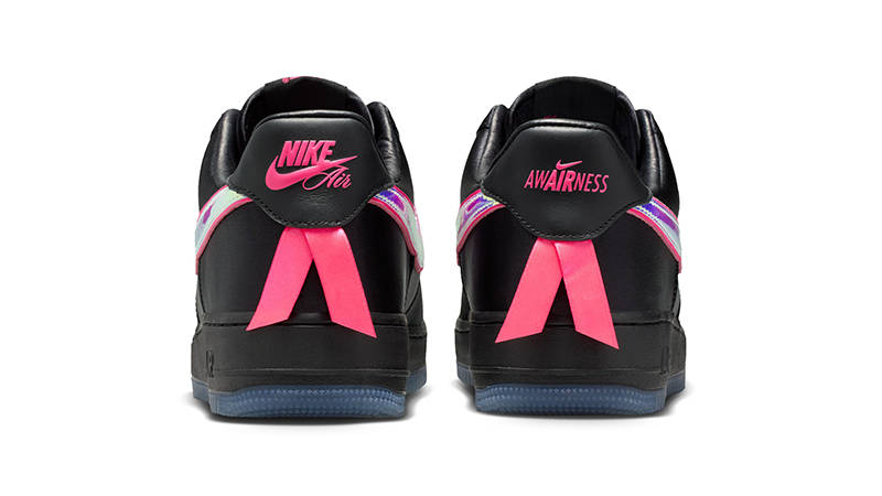 Nike Air Force 1 Low Breast Cancer Awareness Black back