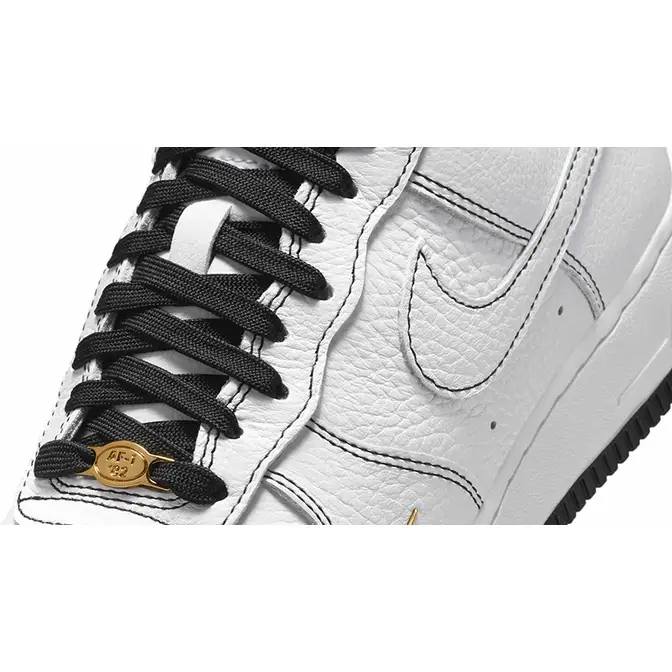 Nike Air Force 1 Low Mini Jewel White Metallic Gold IB6543-101 Detail