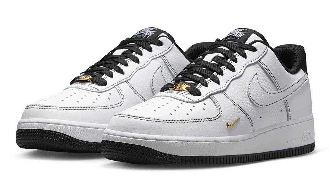 Nike Air Force 1 Low Mini Jewel White Metallic Gold IB6543-101 Side