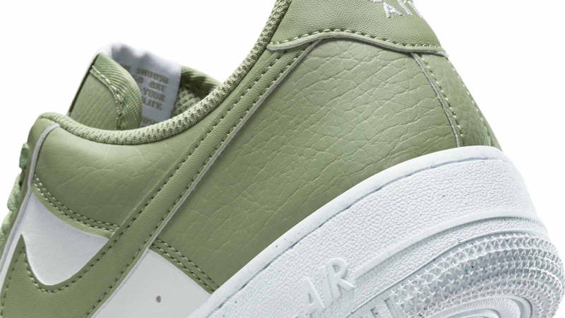 Nike Air Force 1 Low Next Nature Oil Green Closeup