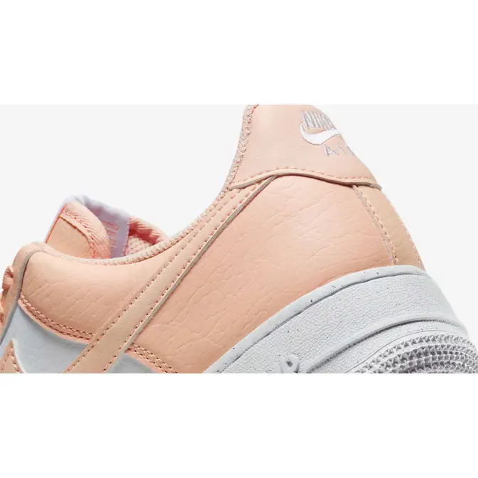 Nike Air Force 1 Low Next Nature Washed Coral Closeup