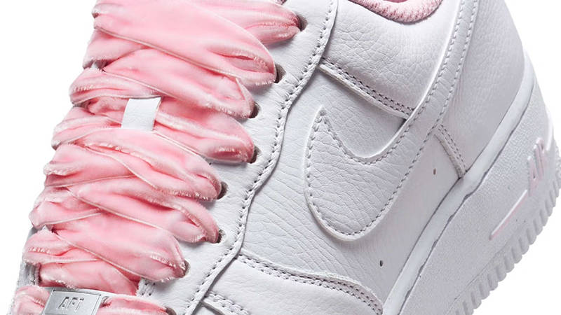 Nike Air Force 1 Low Ribbon Laces Pink Foam HV4403-601 Detail