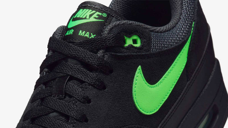 Nike Air Max 1 Black Green Strike Side