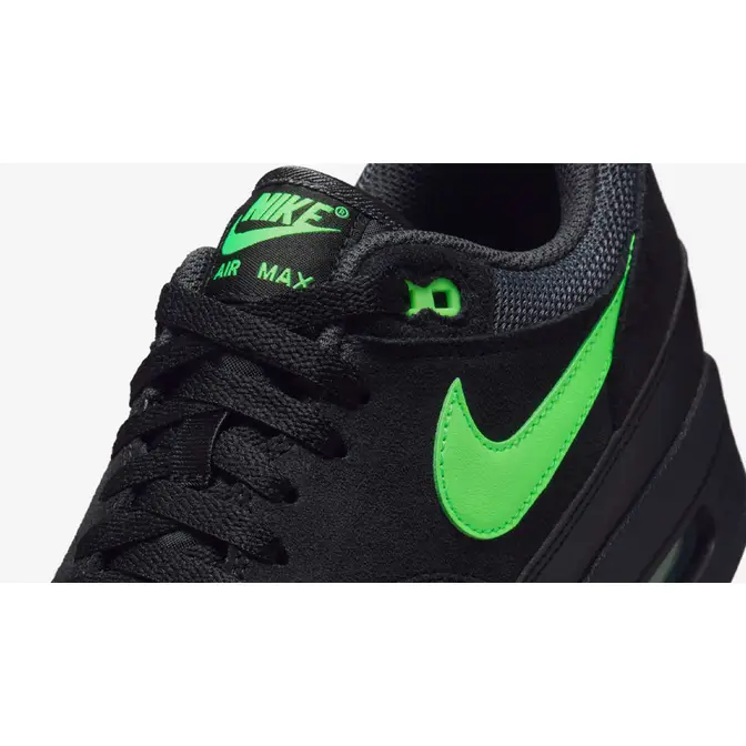 Nike Air Max 1 Black Green Strike Side