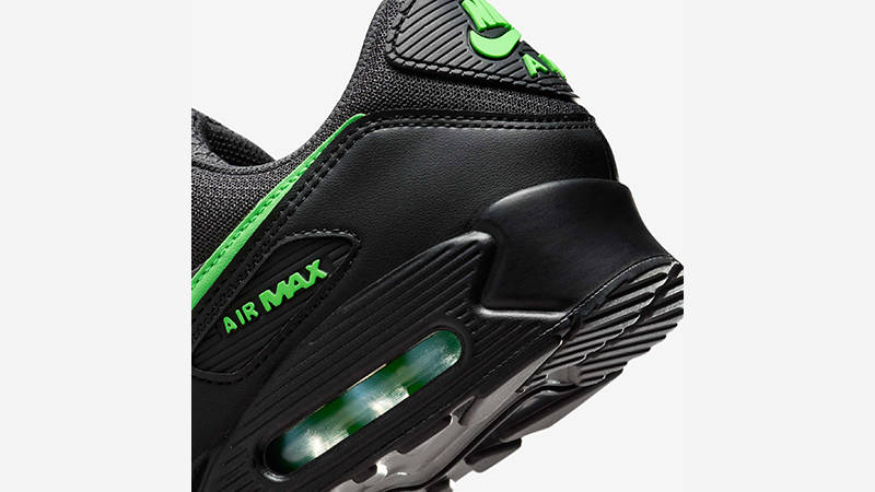 Nike Air Max 90 Black Green DM0029-015 heel