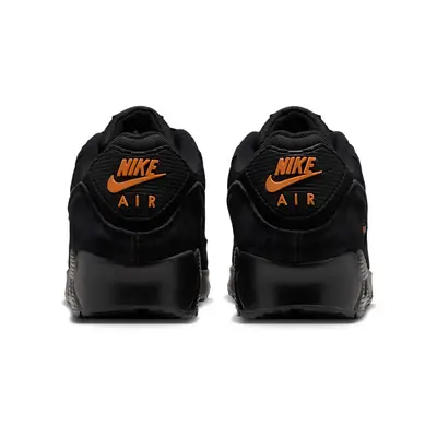 Nike Air Max 90 Black Total Orange Back