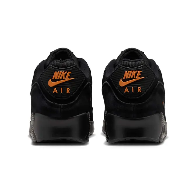 Nike Air Max 90 Black Total Orange Back