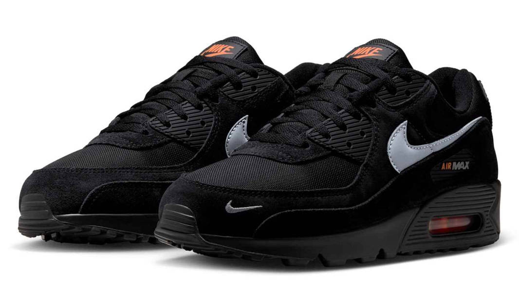 Nike Air Max 90 Black Total Orange Front