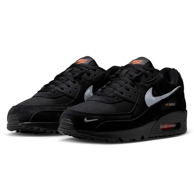 Nike Air Max 90 Black Total Orange Front