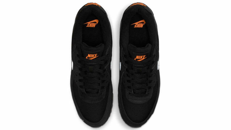 Nike Air Max 90 Black Total Orange Middle