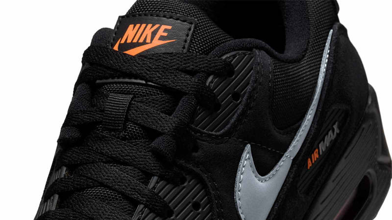 Nike Air Max 90 Black Total Orange Side