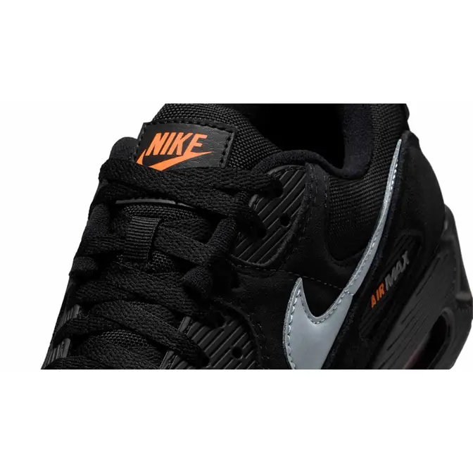 Nike Air Max 90 Black Total Orange Side