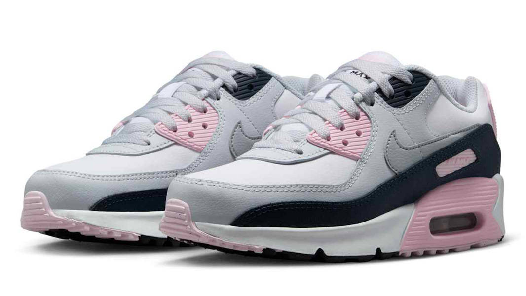 Nike Air Max 90 LTR White Pink Foam Front
