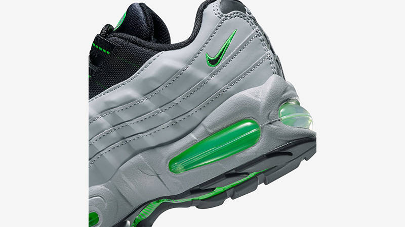 Nike Air Max 95 OG Racing Pack Light Smoke Grey Green II4130-012 heel