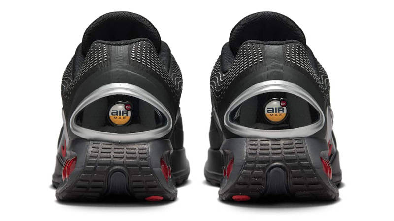Nike Air Max Dn Black Metallic Silver Red Back