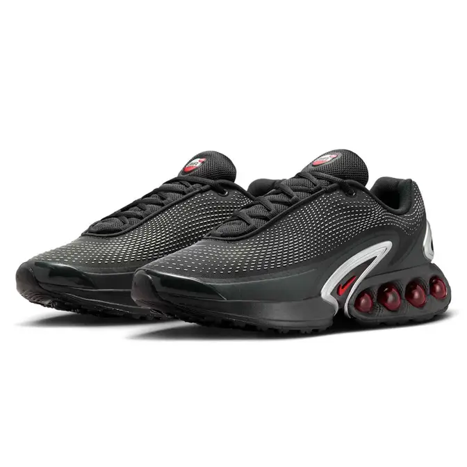 Nike Air Max Dn Black Metallic Silver Red Front