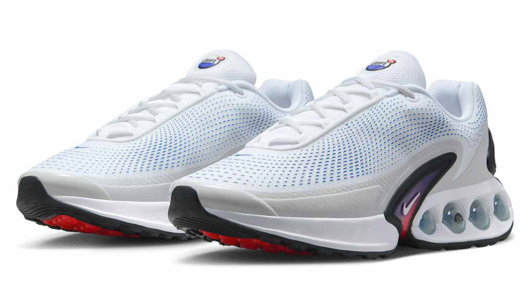 Nike Air Max Dn White Racer Blue Bright Crimson Front