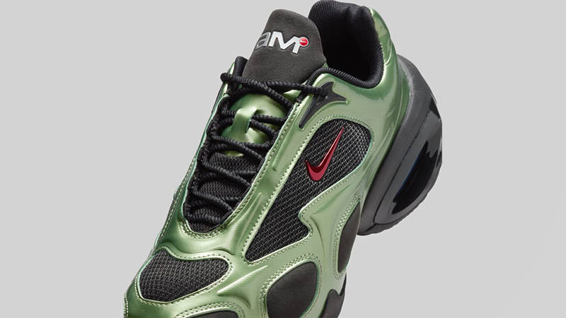 Nike Air Max Muse Metallic Oil Green FV1920-004 tongue
