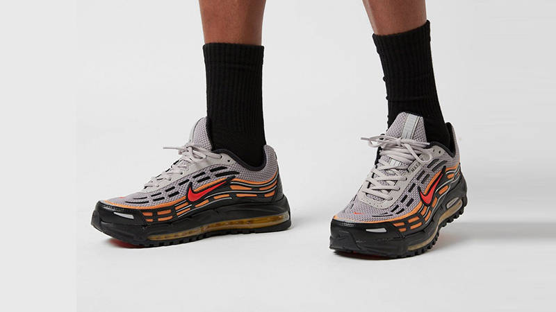 Nike Air Max TL 25 College Grey Picante Red FZ4110-006 on foot