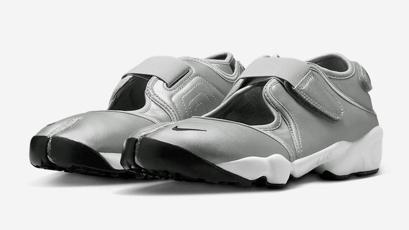 Nike Air Rift Leather Metallic Silver Sail HM5737-003 front