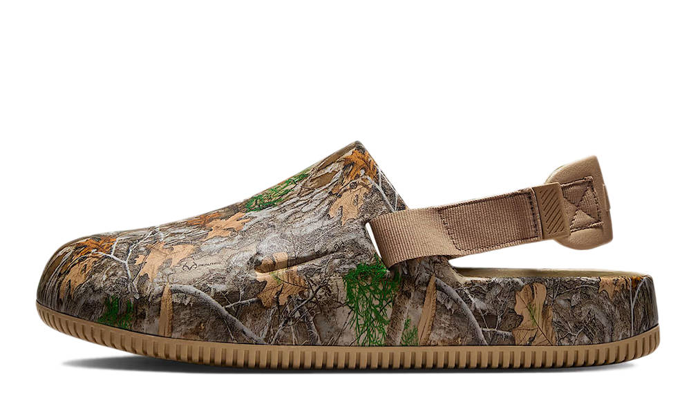 Nike Calm RealTree Mules Khaki | IB4360-200 | The Sole Supplier