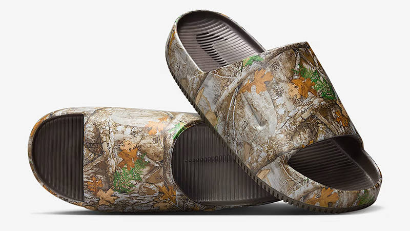 Nike Calm RealTree Slides Khaki IB2885-200 front