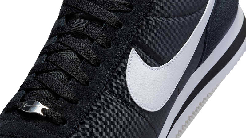 Nike Cortez Textile Black White HF0263-001 Detail