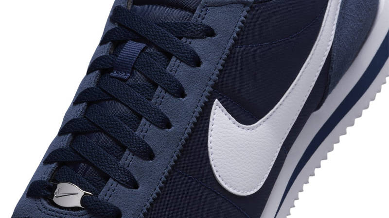 Nike Cortez TXT Midnight Navy Side