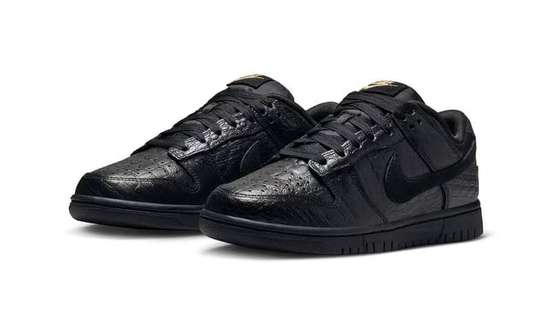 Nike Dunk Low Black Croc Skin | HV4388-001 | The Sole Supplier