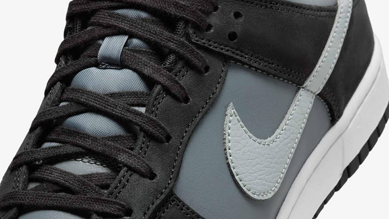 Nike Dunk Low Black Smoke Grey IB3079-001 Detail