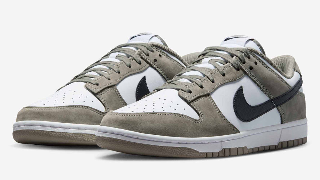Nike Dunk Low Olive Suede Front
