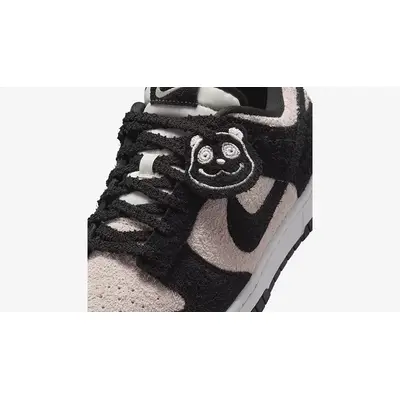 Nike Dunk Low Panda Suede IB2990-100 tongue