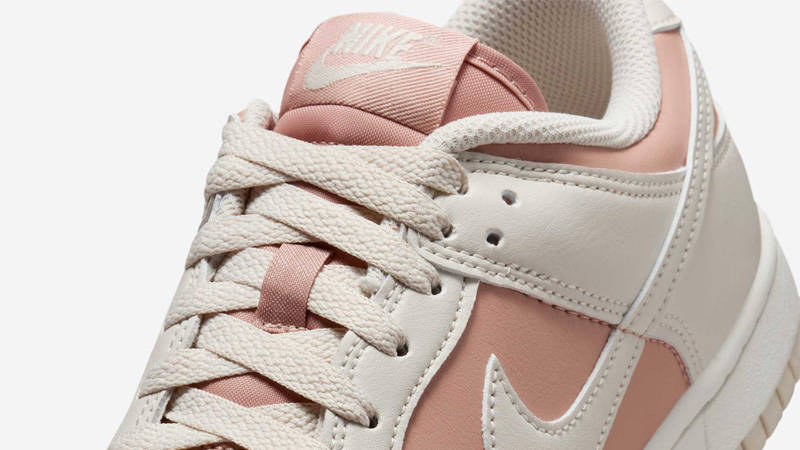 Nike Dunk Low Pink Oxford Sail Side