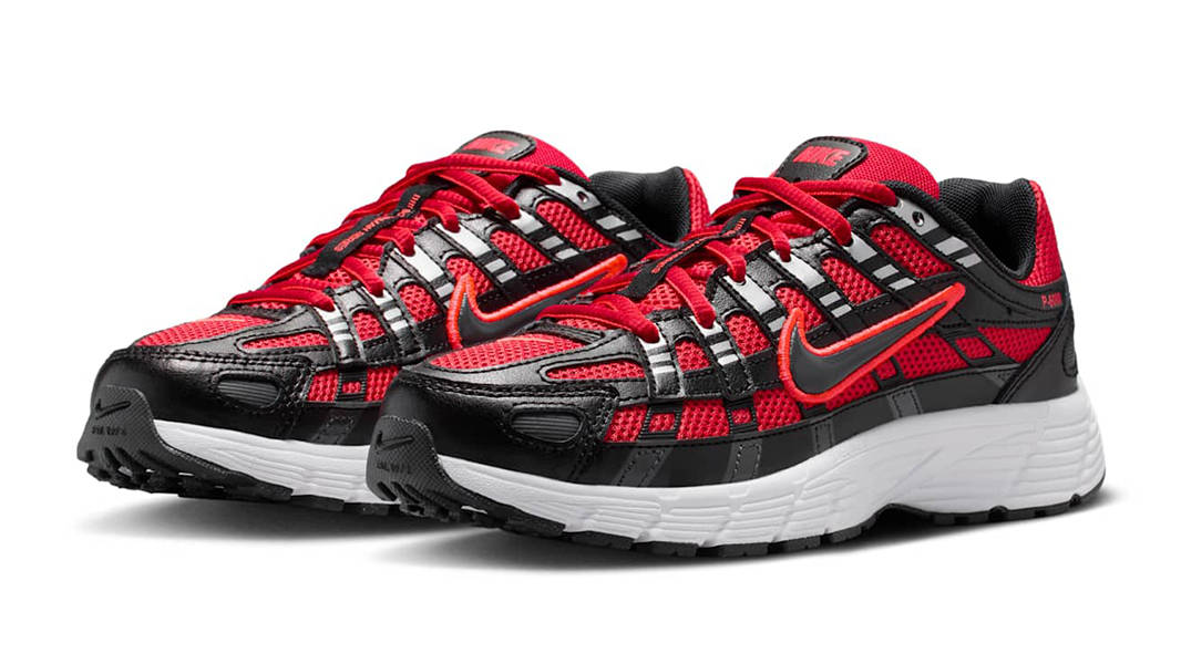 Nike P-6000 GS University Red Black HV5064-601 Side