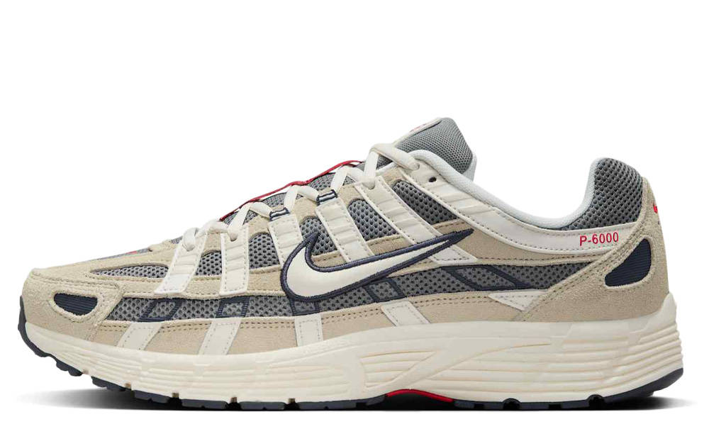 Nike P-6000 Light Khaki Cool Grey