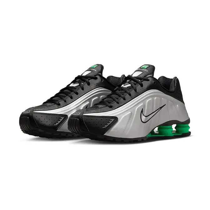 Nike Shox R4 Black Green HQ1988-006 front