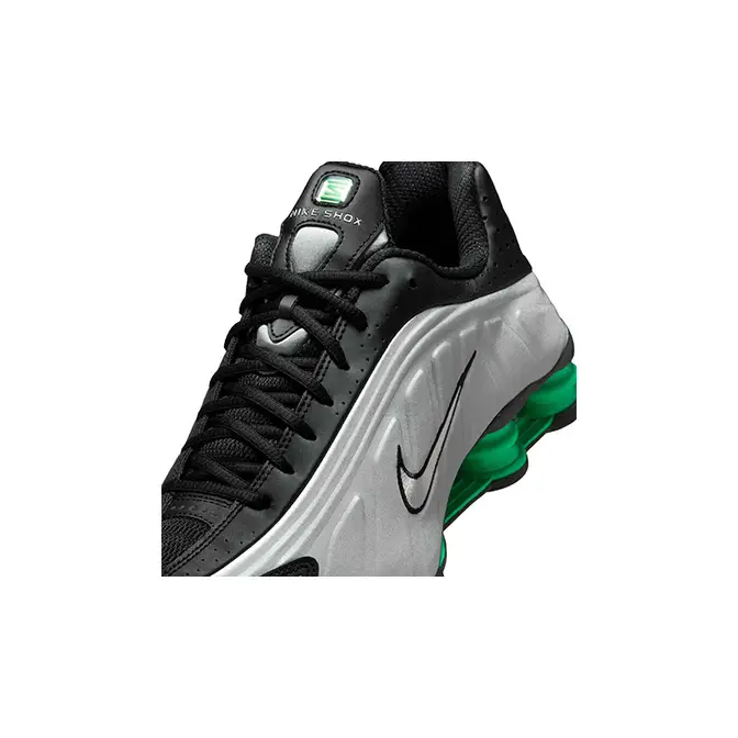 Nike Shox R4 Black Green HQ1988-006 side