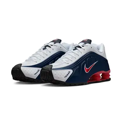 Nike Shox R4 Midnight Navy Red HQ1988-400 front