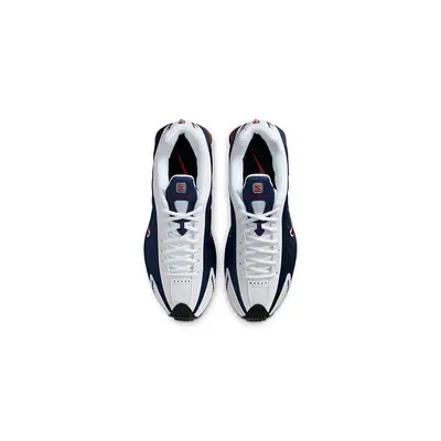Nike Shox R4 Midnight Navy Red HQ1988-400 middle