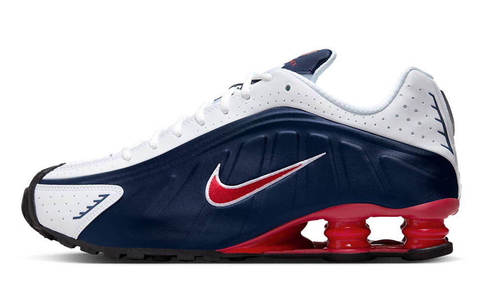 Nike Shox R4 Midnight Navy Red HQ1988-400