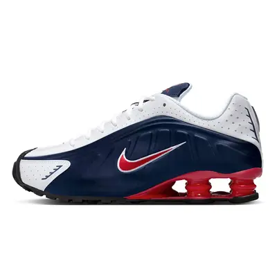 Nike Shox R4 Midnight Navy Red HQ1988-400