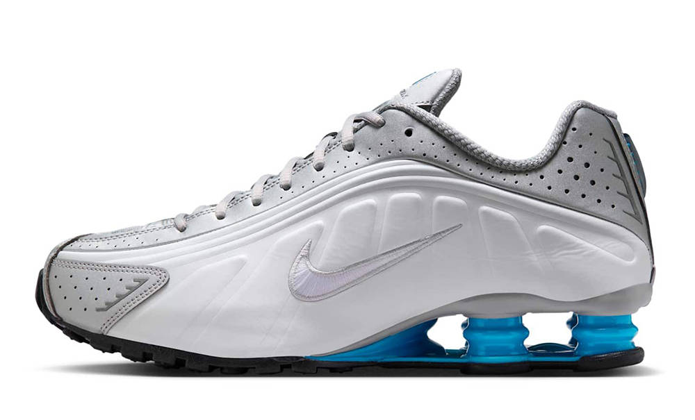 Nike Shox R4 Silver Blue Lagoon HQ1988-005