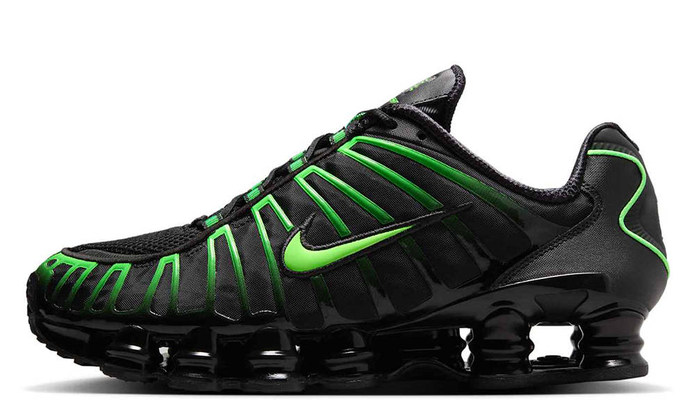 Nike Shox TL Black Green Strike AV3595-012